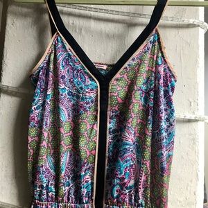 JUICY COUTURE Floral satin Front Slit Dress